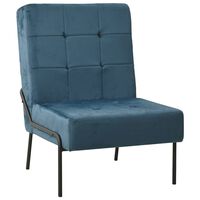 vidaXL atpūtas krēsls, 65x79x87 cm, zils samts