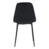Venture Home virtuves krēsli Polar, 2 gab., samts ar melnu &scaron;uvumu