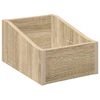 vidaXL LP ierakstu kaste Sonomas ozols 23 x 33 x 16 cm