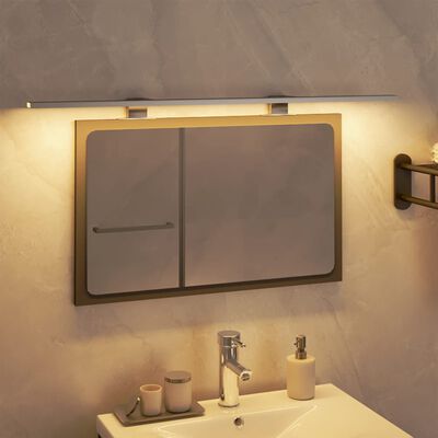 vidaXL spoguļa LED lampas, 13 W, silti baltas, 80 cm, 3000 K