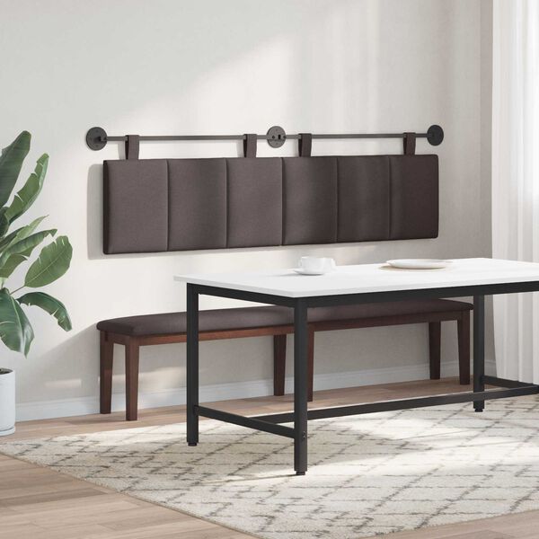 vidaXL Karājo&scaron;s galvgalis Tum&scaron;i brūna 170 x 55 x 5 cm audums