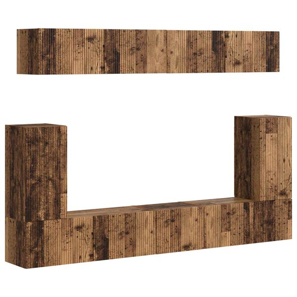 vidaXL TV skapī&scaron;u komplekts 5 pcs Vecs koks Inženierijas koks