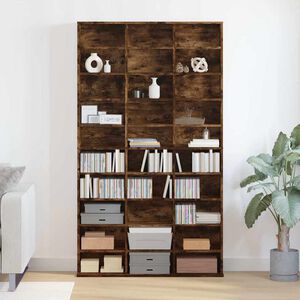 vidaXL CD plaukts, ozolkoka krāsā, 102x23x177,5 cm, inženierijas koks