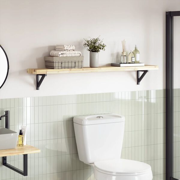 vidaXL galda virsma, 120x20x4 cm, taisnstūra, akācijas masīvkoks