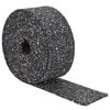vidaXL Gumijas granulu rullis Melns 500 x 10 x 0,8 cm Gumija