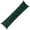 vidaXL Spilvens ar spilvenu HEERLEN Tum&scaron;i zaļ&scaron; 40 x 145 cm Samts
