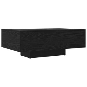 vidaXL Kafijas galdiņ&scaron; Melns ozolkoks 85 x 55 x 31 cm