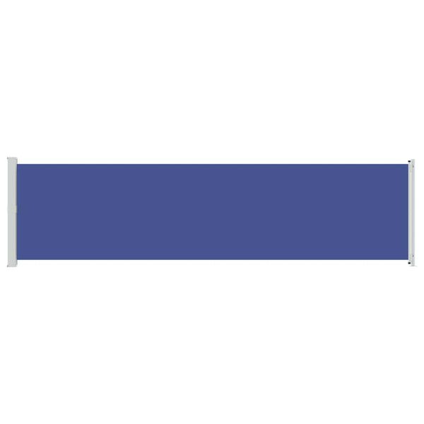vidaXL izvelkama sānu markīze, zila, 600x160 cm