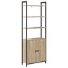 vidaXL Grāmatplaukts 6 līmeņi 60 x 24 x 161 cm Inženierijas koks