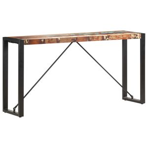 vidaXL konsoles galdiņ&scaron;, 150x35x76 cm, pārstrādāts masīvkoks