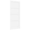 vidaXL Iek&scaron;telpu durvis 86 x 211 cm Saplāksnis Balts