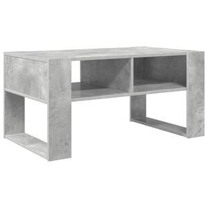vidaXL Kafijas galdiņ&scaron; Betona pelēks 92 x 53 x 45 cm Inženierijas koks