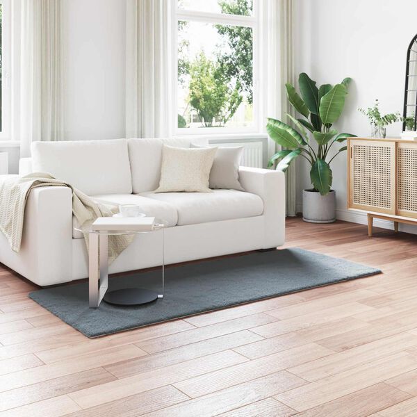 vidaXL Mākslīgā tru&scaron;a kažokādas paklājs Olite Antracīts 100 x 200 cm