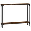 vidaXL konsoles galdiņ&scaron;, ozolkoka, 100x22,5x75 cm, inženierijas koks