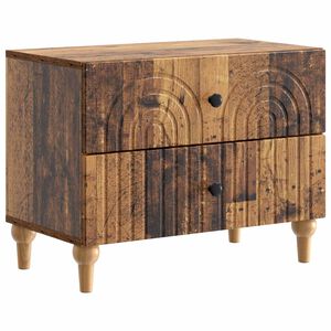 vidaXL Nakts skapītis Vecs koks 62 x 34,5 x 48 cm Inženierijas koks