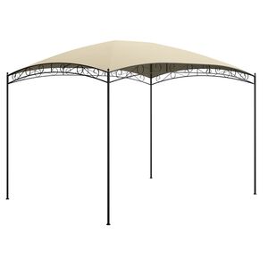 vidaXL dārza nojume, 3x4x2,65 m, krēmkrāsas, 180 g/m&sup2;