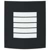 vidaXL Āra sienas lampa Melna 23.5 x 10.5 x 26 cm Nerūsējošs tērauds