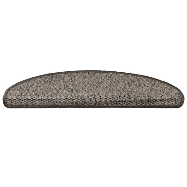 vidaXL kāpņu paklāji, 30 gab., pa&scaron;līmējo&scaron;i, 65x21x4 cm, pelēki bē&scaron;i