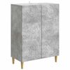 vidaXL Puse Betona pelēks 66 x 34,5 x 90 cm Inženierijas koks