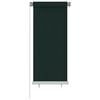 vidaXL āra rullo žalūzijas, 65 (platums) x 140 (augstums) cm, tum&scaron;i zaļas, HDPE