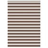 vidaXL zebras žalūzijas, brūnas, 155x200 cm, audums, platums 150,9 cm, poliesters