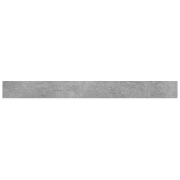 vidaXL plauktu dēļi, 8 gab., betonpelēki, 100x10x1,5cm, skaidu plāksne