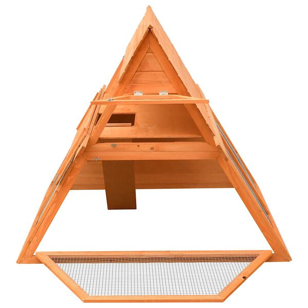 vidaXL trušu būris, priedes masīvkoks, egle, 152x128x108 cm