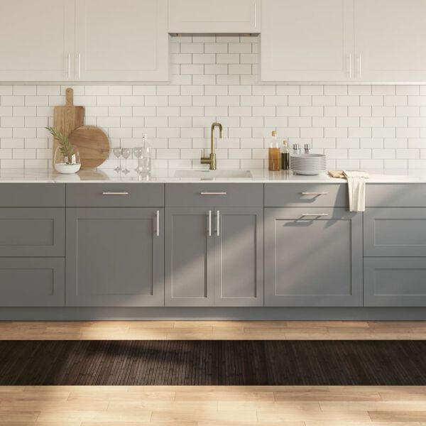 vidaXL paklājs, taisnstūra forma, tum&scaron;i brūns, 60x500 cm, bambuss