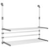 vidaXL žāvē&scaron;anas statīvs balkonam, 89x25x(60-95) cm, alumīnijs