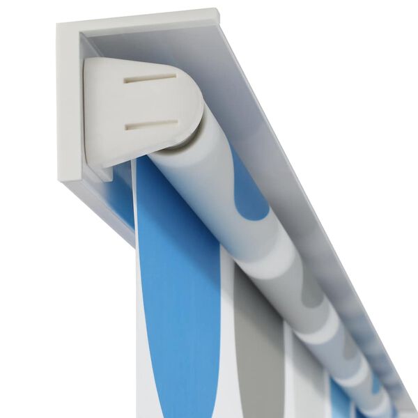 vidaXL rullo žalūzija dušai, 80x240 cm, apļu dizains