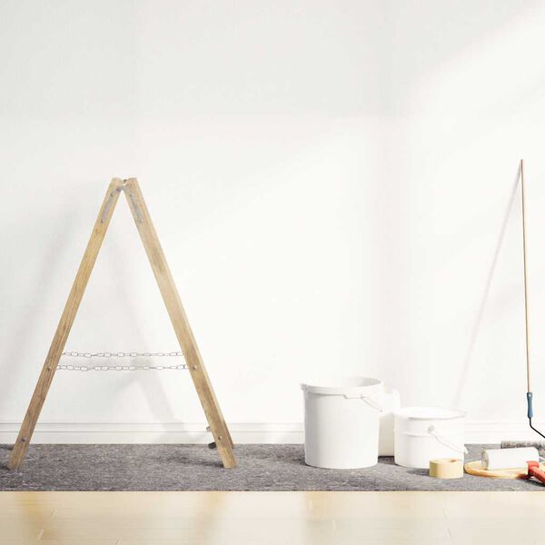 vidaXL krāsotājs flīss, 10 m, 180 g/m&sup2;, neslīdo&scaron;s, pelēks