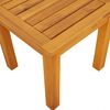 vidaXL Sānu galds Brūna 35 x 35 x 34 cm Akācijas masīvkoks