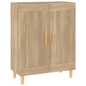 vidaXL kumode, ozolkoka krāsa, 69,5x34x90 cm, inženierijas koks