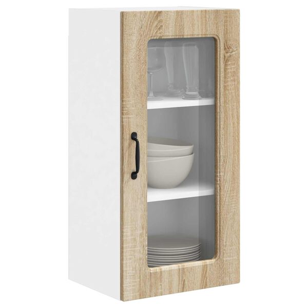 vidaXL Virtuves Skapis Kalmar 2 pcs Sonoma ozols 40 x 31 x 80 cm