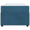 vidaXL Gultas rāmis ar matraci Zila 80 x 200 cm audums