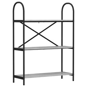 vidaXL Grāmatu plaukts 3 līmeņi 80 x 30 x 109 cm Inženierijas koks