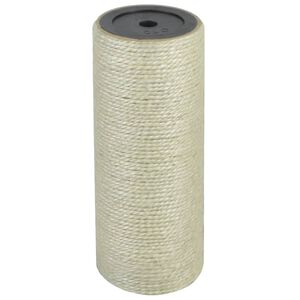 vidaXL stabs kaķa nagu asinā&scaron;anai, 8x20 cm, 10 mm, bē&scaron;s