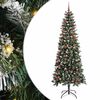 vidaXL Mākslīgā Ziemassvētku eglīte Zaļa 210 cm