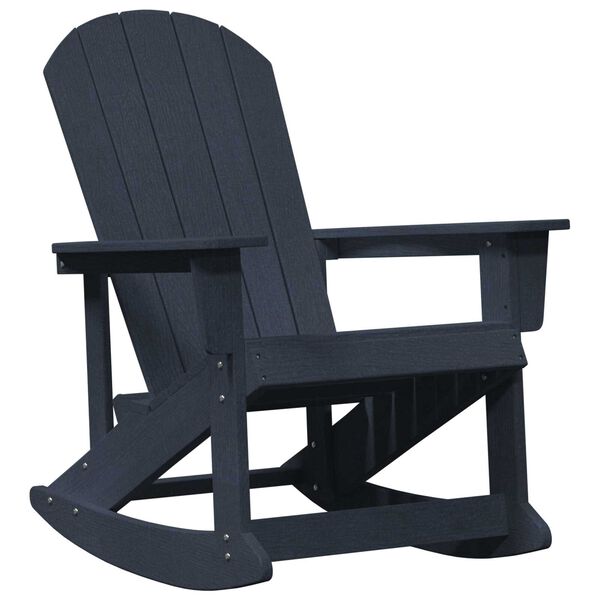 vidaXL Adirondack šūpuļkrēsls Tumši zils 73.5 x 92 x 90cm HDPE