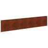 vidaXL Zāliena Apmale 20 pcs 100 x 22 cm Tērauds Rūsa