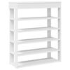vidaXL apavu plaukts balts 80x30x98 cm inženierijas koks