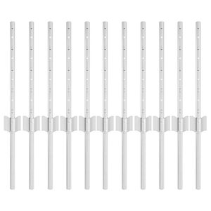 vidaXL Žoga āķis 11 pcs Sudraba 40 cm Tērauds