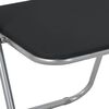 vidaXL Saliekamā krēsls 2 pcs Melns un pelēks 48 x 43,5 x 81 cm