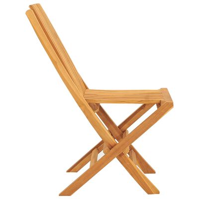 vidaXL saliekami dārza krēsli, 2 gab., 47x47x89 cm, masīvs tīkkoks