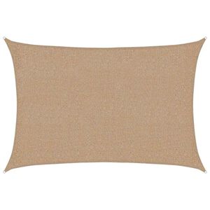 vidaXL saulessargs, 160 g/m&sup2;, pelēkbrūns, 2x2,5 m, HDPE