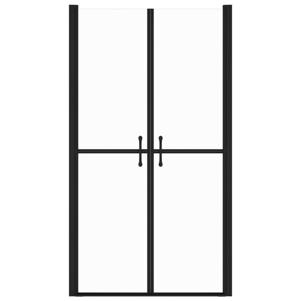 vidaXL dušas durvis, (93-96)x190 cm, ESG, caurspīdīgas