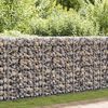vidaXL gabions, cinkots tērauds, 200x30x100 cm