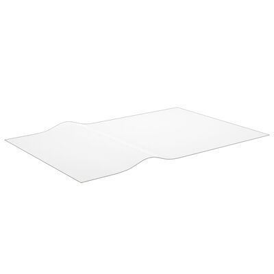 vidaXL galda aizsargsegums, caurspīdīgs, 100x60 cm, 2 mm, PVC