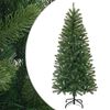 vidaXL Mākslīgā Ziemassvētku eglīte 150 cm PVC, PE un tērauds Zaļa