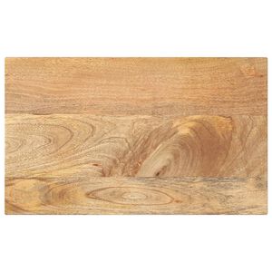 vidaXL galda virsma, 50x20x3,8 cm, taisnstūrveida, masīvkoks, mango krāsa